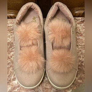 SAM EDELMAN Cynthia Leya Puff Slip on shoes; Lt. Pink; Size 4 - Girls; EUC.